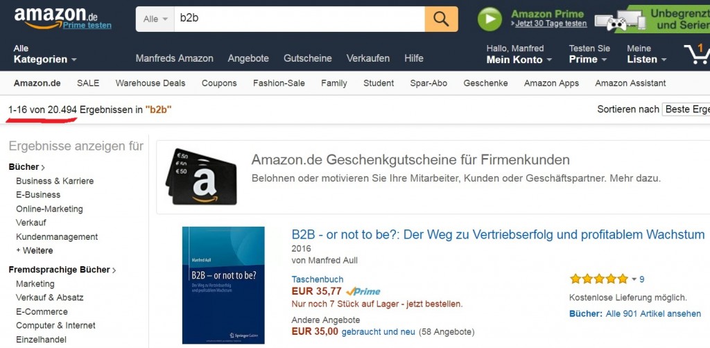 Die Handwerkszeuge für Ihren Vertriebserfolg in einem Buch